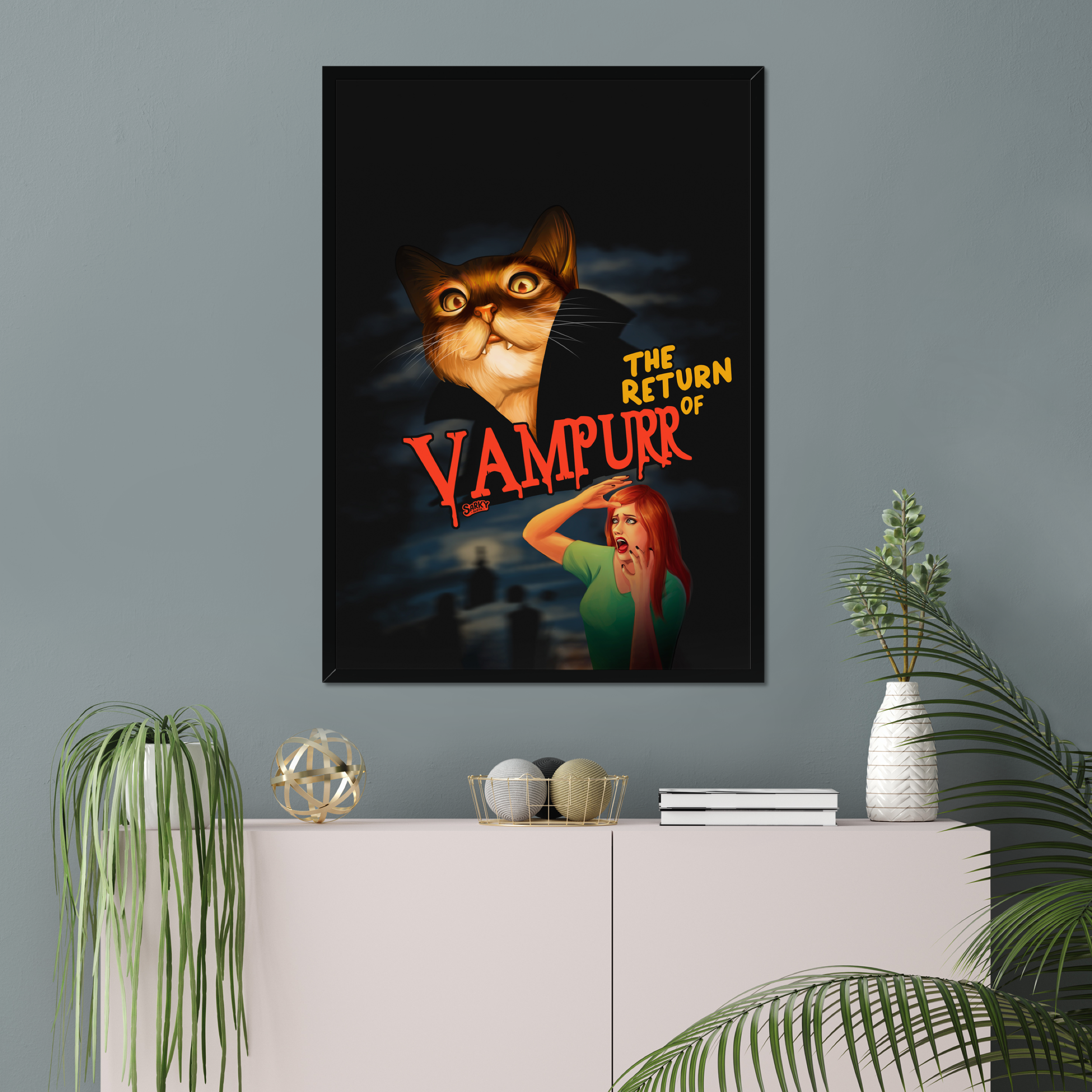 The Return of Vampurr Art Print