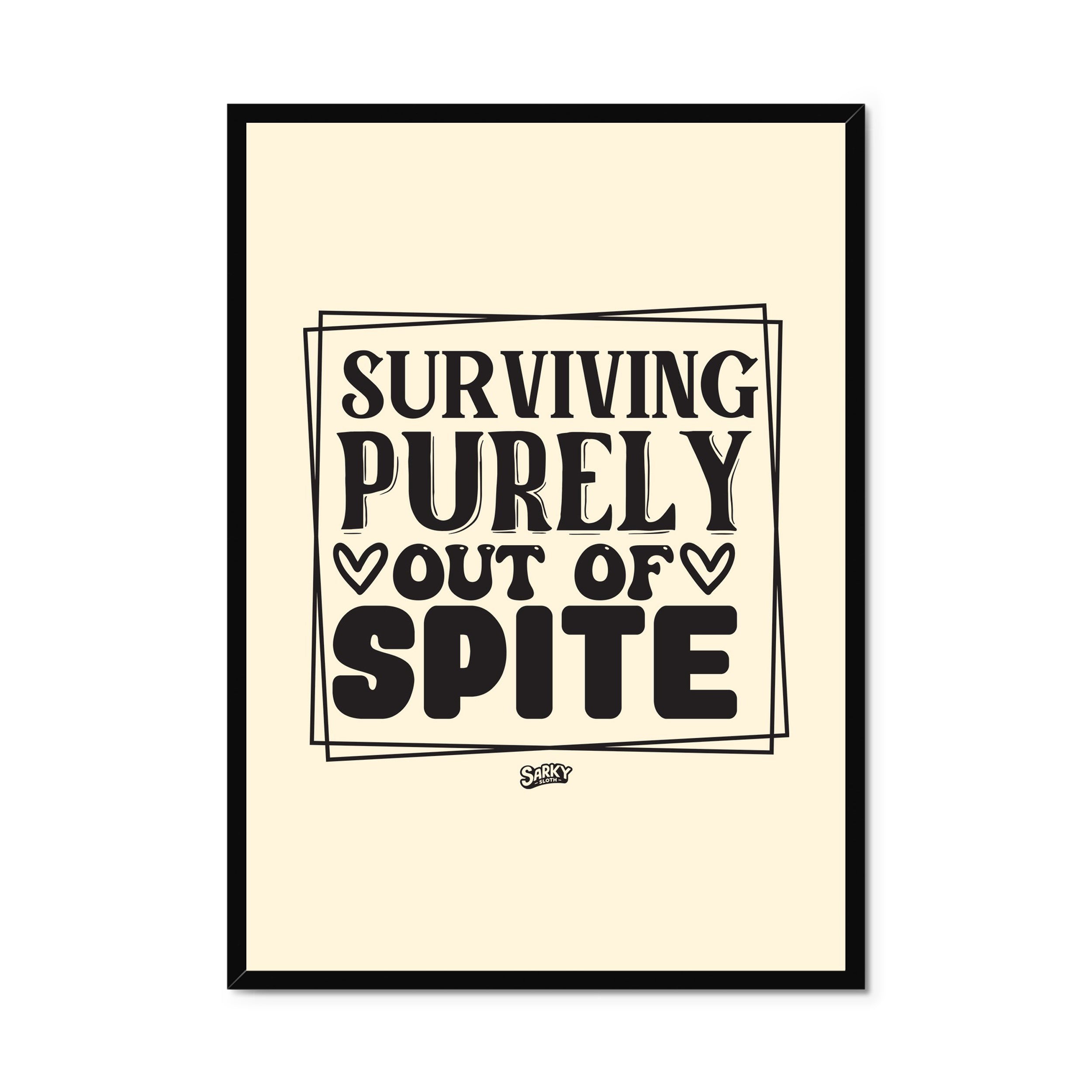 Surviving Purely | Art Print