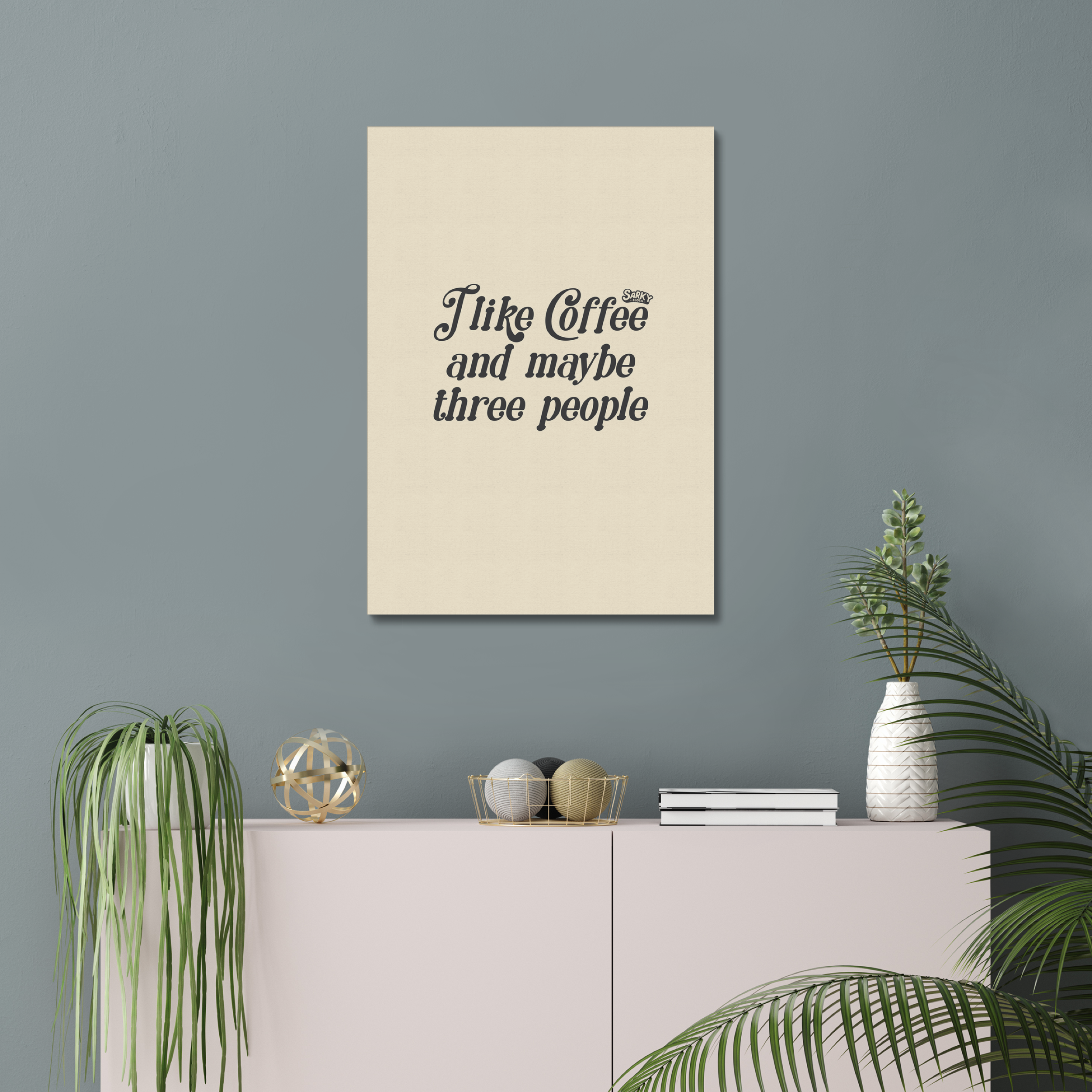 I Like Coffee | Canvas Art Print