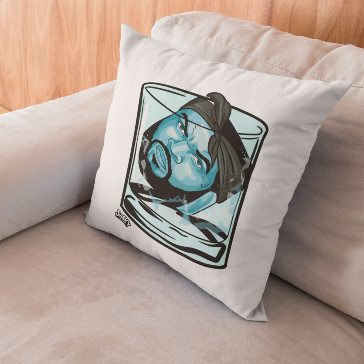 cushion off white, cushions and covers, french cushion, cat cushion covers, horse cushion, Graphic tees, sarkysloth, sarky sloth