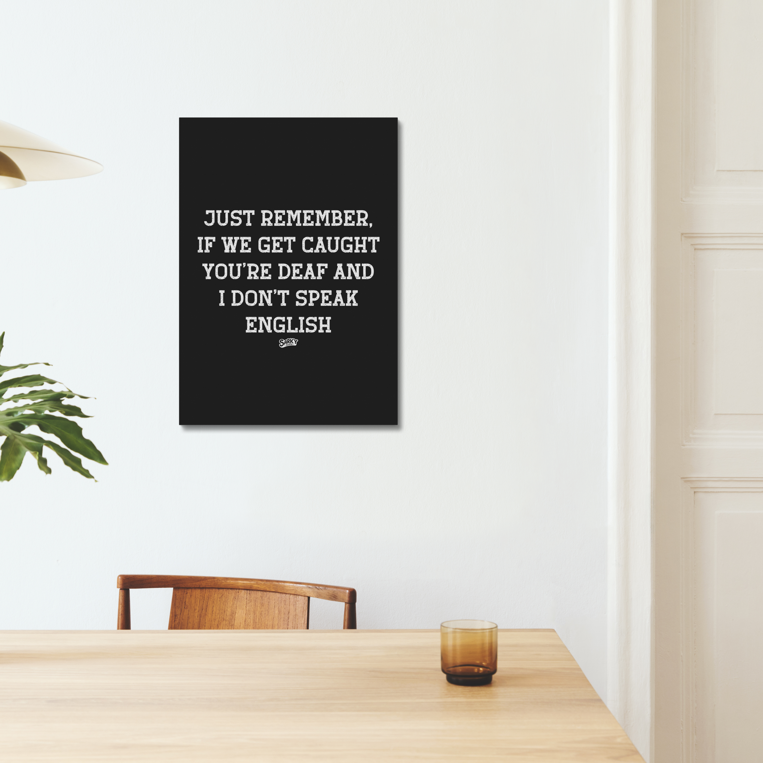 If We Get Caught | Canvas Art Print