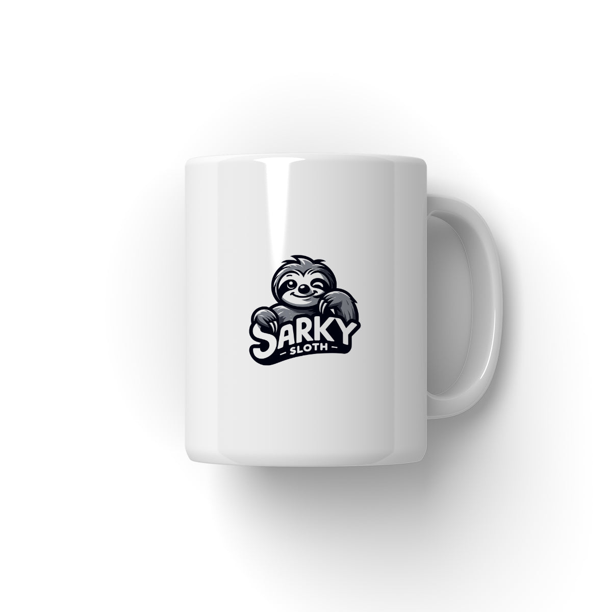 sarky sloth, funny coffee travel mugs, boss funny mug, coffee mug middle finger, funny travel cup, funny christmas mugs