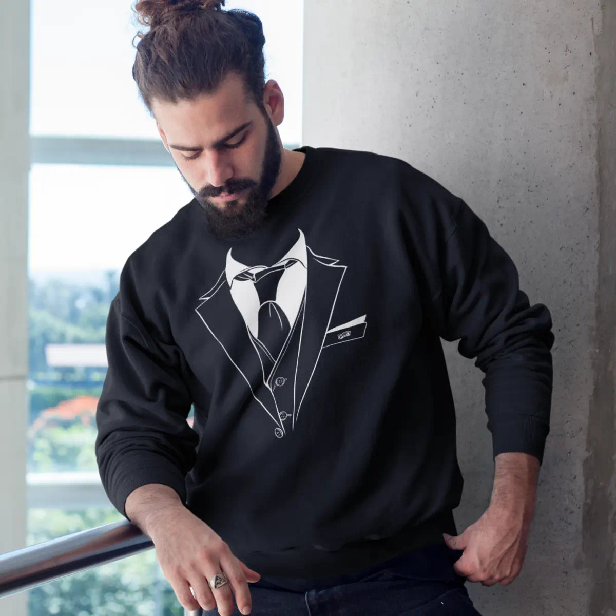 Tuxedo Sweatshirt