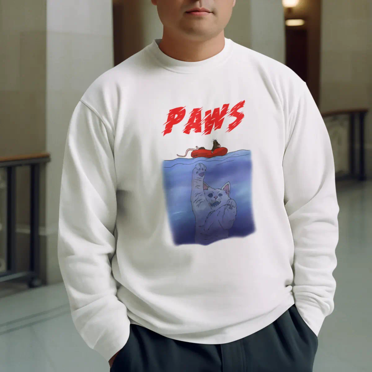 Paw's Cat Sweatshirt