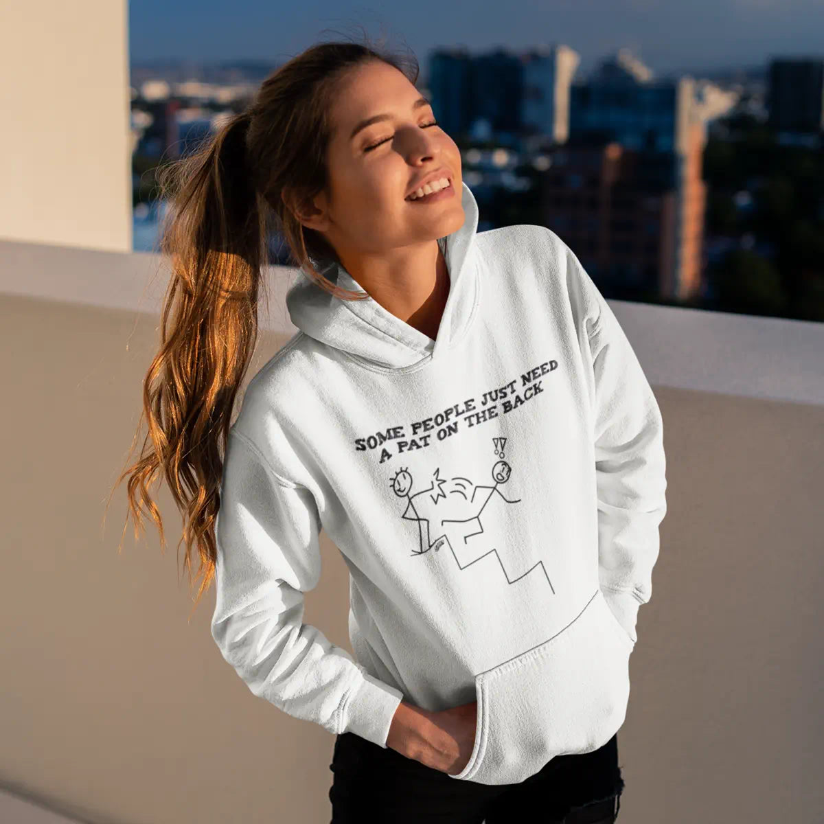 Some People Just Need a Pat on The Back Hoodie